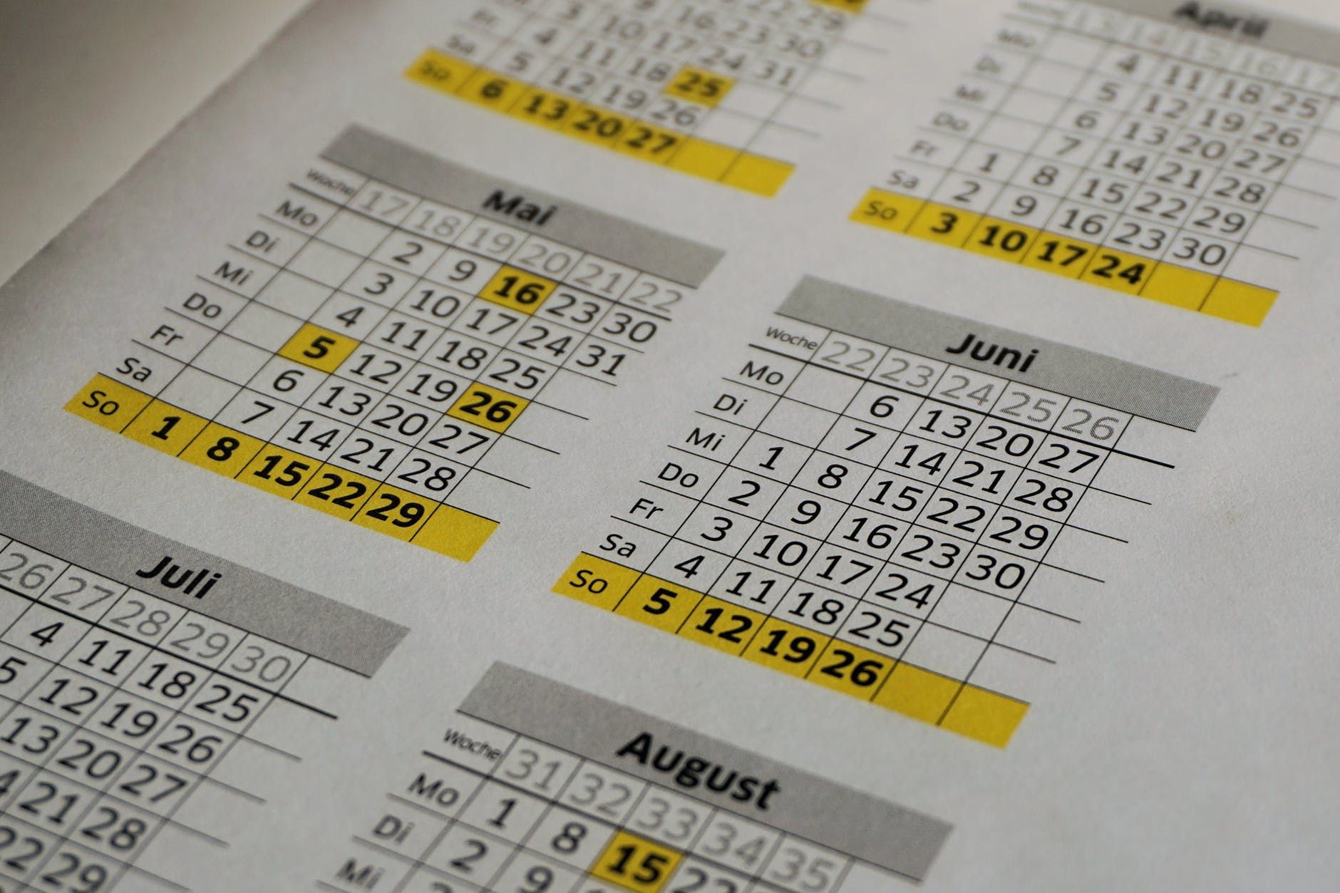 Calendario laboral 2019