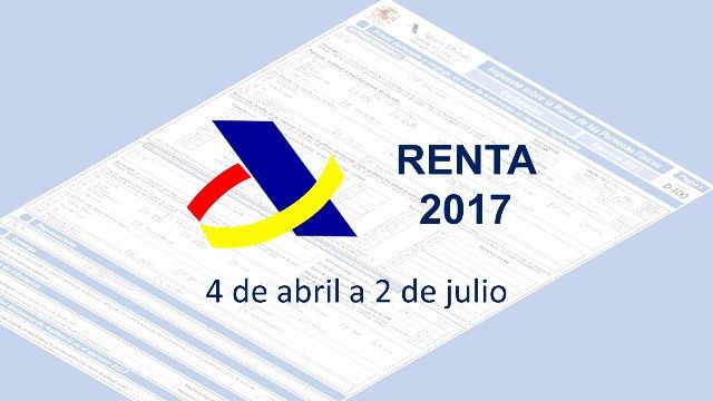 renta 2017 fuera de plazo